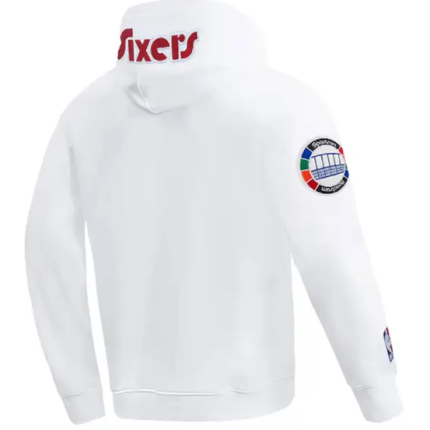 Sixers City Edition White Hoodie