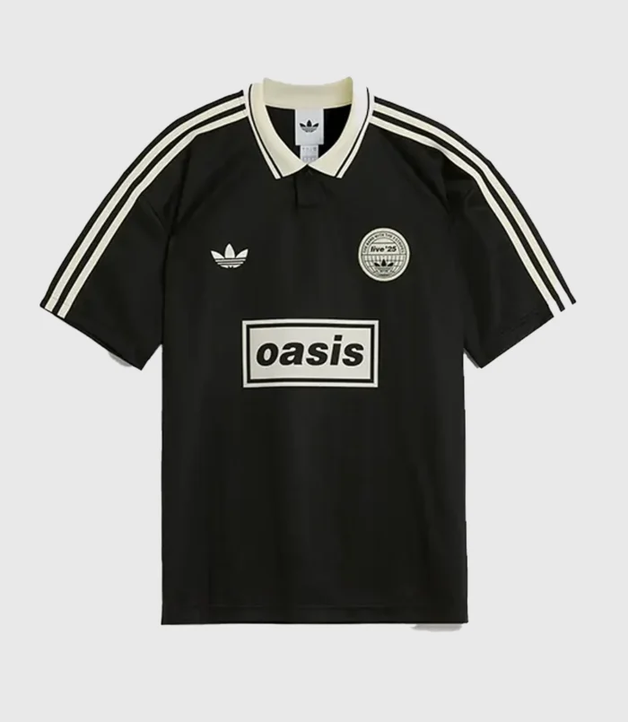 Adidas Originals x Oasis Tour Black Jacquard Jersey
