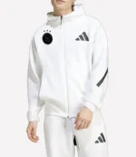 Ajax Adidas ZNE White Hoodie Jacket