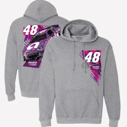 Alex Bowman Hendrick Motorsports Team Hoodie Grey