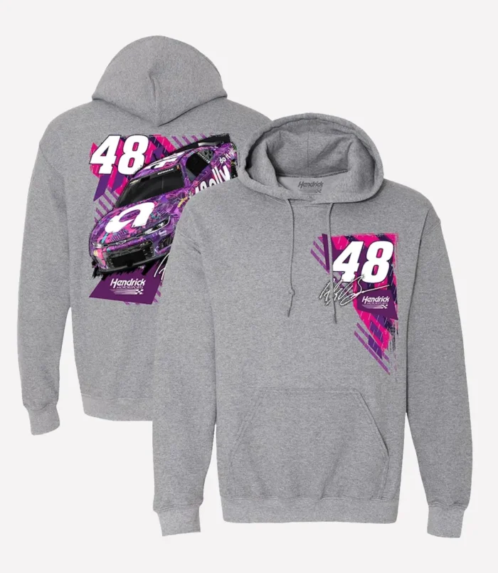 Alex Bowman Hendrick Motorsports Team Hoodie Grey