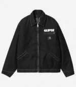 Carhartt WIP x Clipse OG Detroit Black Zip-up Cotton Jacket