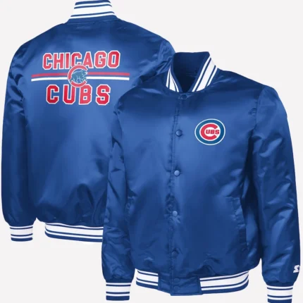 Chicago Cubs Royal Starter Varsity Jacket