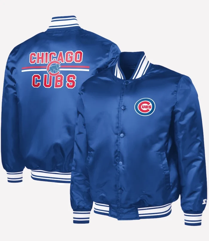 Chicago Cubs Royal Starter Varsity Jacket