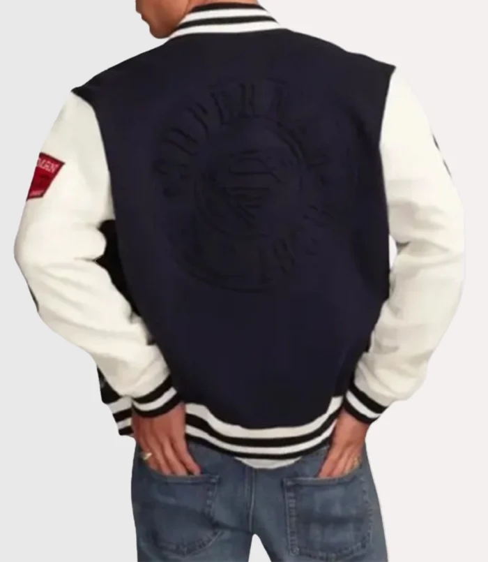 Superman x Lucky Brand Varsity Jacket