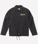 Coors American Needle Black Coaches Full-Snap Jacket