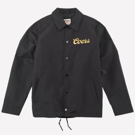 Coors American Needle Black Coaches Full-Snap Jacket