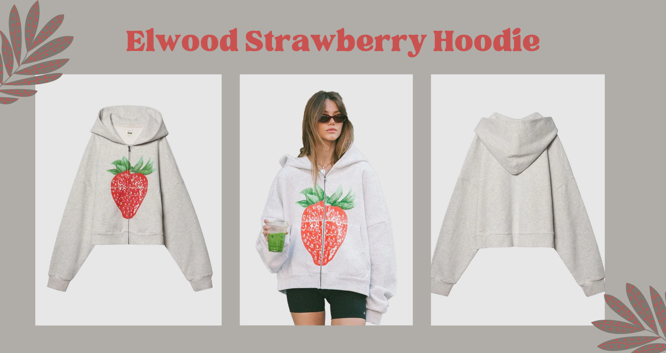 Elwood Strawberry Hoodie product banner