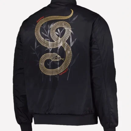 2025 Formula 1 Year of the Snake Bomber Jacket Black