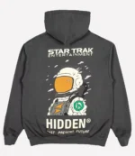 Hidden NY x Star Trak Spaceman Grey Pullover Hoodie