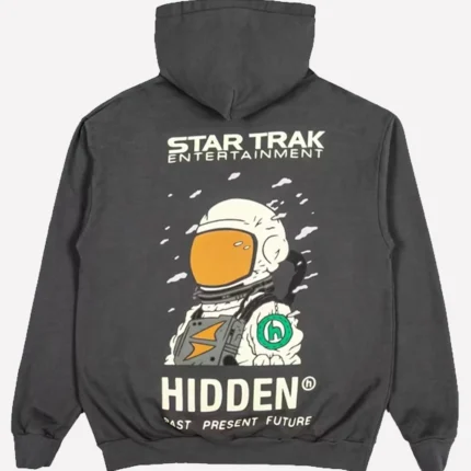 Hidden NY x Star Trak Spaceman Grey Pullover Hoodie