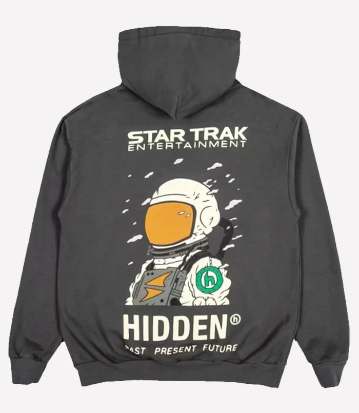 Hidden NY x Star Trak Spaceman Grey Pullover Hoodie