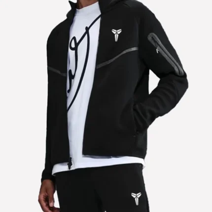 Kobe Nike Tech Fleece Full Zip Windrunner Jacket Black