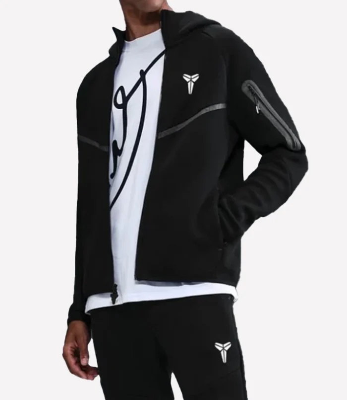 Kobe Nike Tech Fleece Full Zip Windrunner Jacket Black