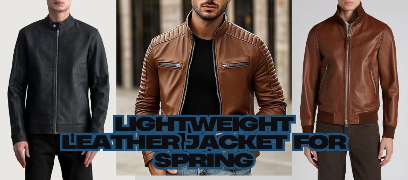 Lightweight Leather Jacket For Spring