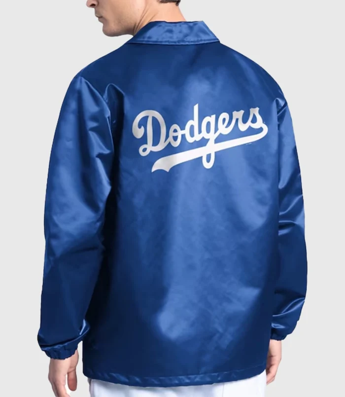 Los Angeles Dodgers Starter Royal Cooperstown Collection Point Man Full-Snap Coaches Jacket