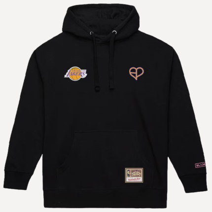Los Angeles Lakers Mitchell & Ness x BLACKPINK Black Pullover Hoodie