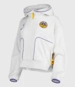 Los Angeles Sparks Nike Performance Full-Zip Grey Fleece Hoodie