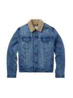 Men Sherpa Collar Denim Jacket 1