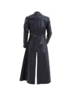 Men's Black Premium Trench Long Coat 1