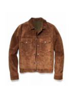 Men's Brown Premium Suede Leather Jacket 1