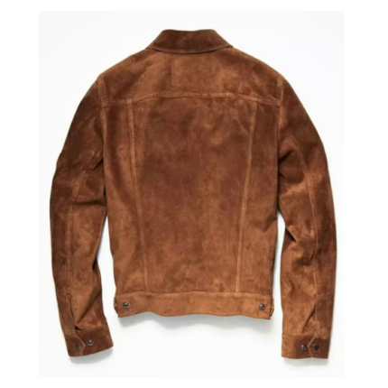 Men's Brown Premium Suede Leather Jacket 2