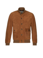 Men's Premium Bomber Suede Jacket 1