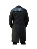 Men's Trench Leather Long Coat 2