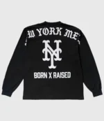 New York Mets Born X Raised Black Shirt