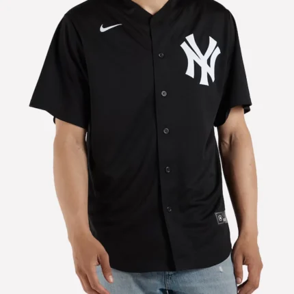 New York Yankees Aaron Judge Nike Black Lights Out Replica Player Jersey