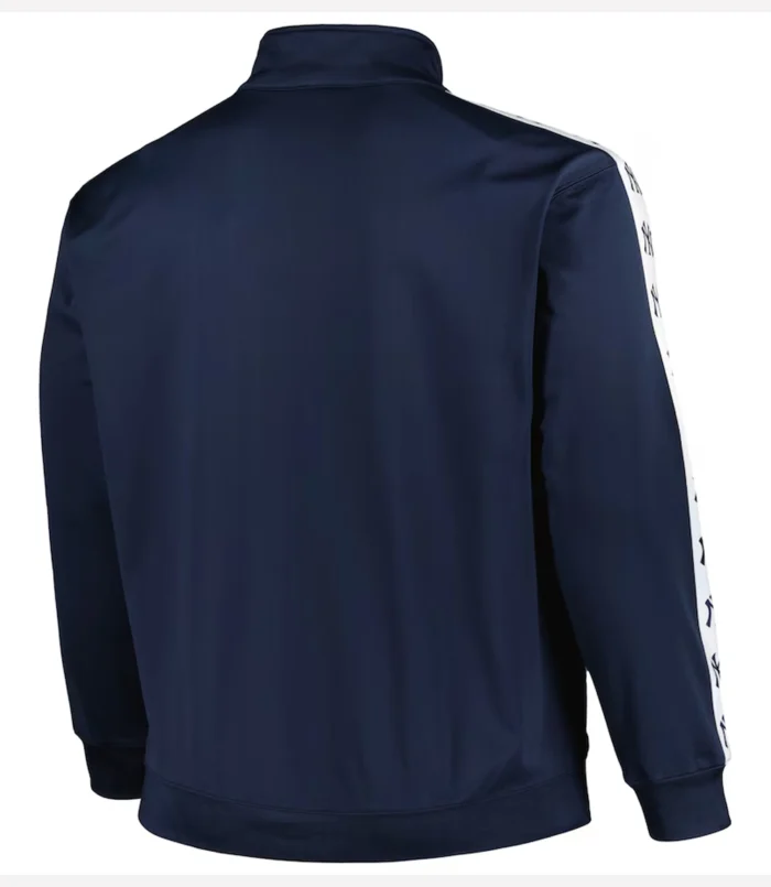 New York Yankees Big & Tall Track Jacket Navy
