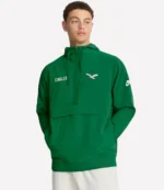 Kelly Green Philadelphia Eagles Sideline Alt Pack Anorak Half-Zip Hoodie Jacket
