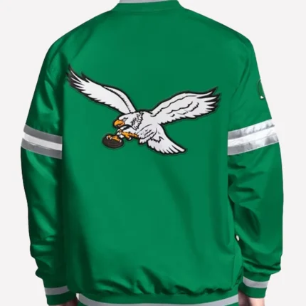 Philadelphia Eagles Vintage Starter Varsity Jacket Green