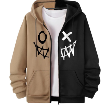 Premium Black And Brown Hoodie 1
