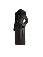 Premium Black Trench Long Coat 2