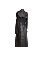 Premium Black Trench Long Coat 3