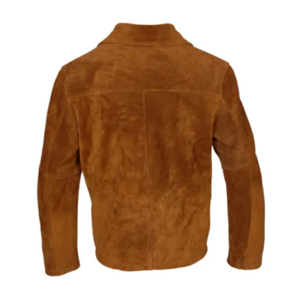Premium Vintage Brown Suede Leather Jacket 1