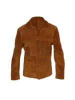 Premium Vintage Brown Suede Leather Jacket 2