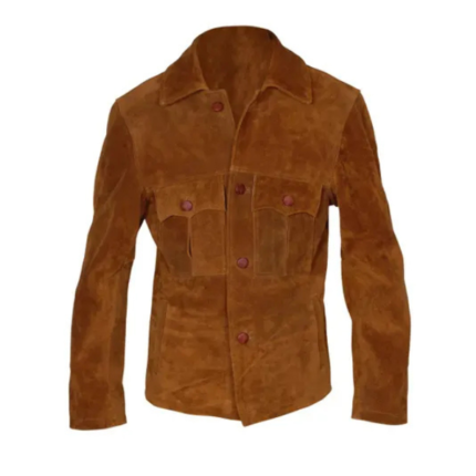 Premium Vintage Brown Suede Leather Jacket 2