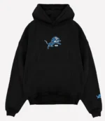 SANA x Detroit Lions Skeleton Black Fleece Hoodie