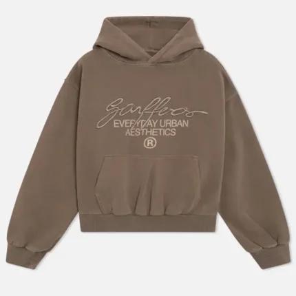 Signature Brown Scuffers Pullover Fleece Hoodie