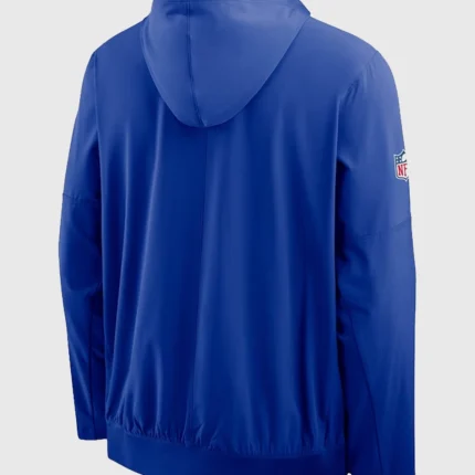 Royal Blue Seattle Seahawks Sideline Alt Pack Anorak Half-Zip Hoodie Jacket