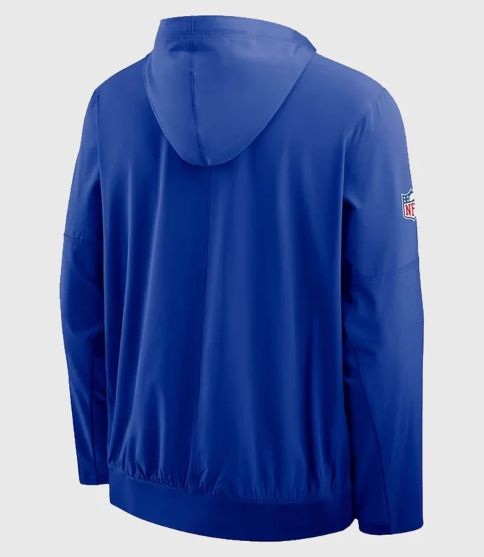 Royal Blue Seattle Seahawks Sideline Alt Pack Anorak Half-Zip Hoodie Jacket