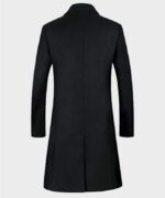 Winter Mens Black Gentlemen Trench Coat 3
