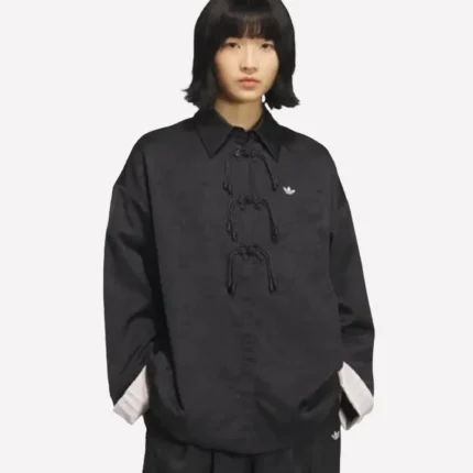 Adidas New Chinese Black Shirt Jacket