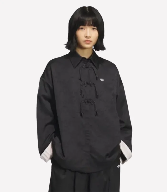 Adidas New Chinese Black Shirt Jacket