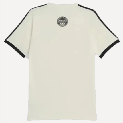Adidas X Oasis Tour 3 Stripes Cream T-Shirt