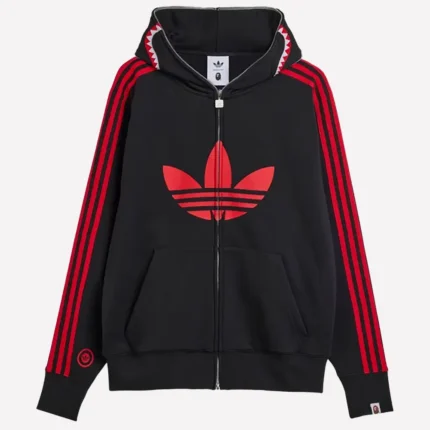 Adidas BAPE Ultimate Shark Hoodie Black