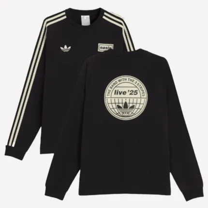 Adidas Originals x Oasis Black Crewneck Sweatshirt