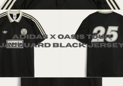 Adidas x Oasis Tour Jacquard Black Jersey banner blog